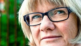 Bild på Riksförbundet Sällsynta diagnosers ordförande Elisabeth Wallenius som den 8 mars 2018 valdes till ny ordförande i Funktionsrätt Sverige