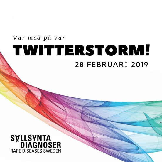 Twitterstorm, feb, 2019, illustration med vår färgslöja