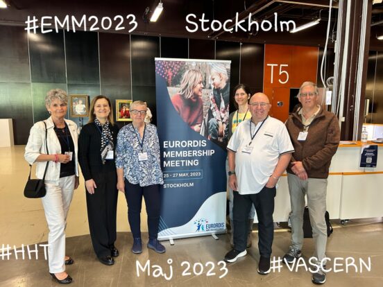 Bild från EURORDIS medlemsmöte i Stockholm, 25-27 maj 2023, EMM 2023.